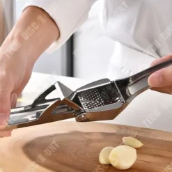 Vitlökspressar-Pressa vitlök - TD® - Rostfritt stål 430 - Bärbar - Lätt att använda - Diskmaskinskompatibel