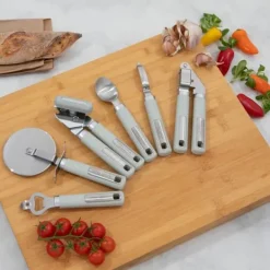 Vitlökspressar-Presse-ail i rostfritt stål med soft-touch-handtag Laura Ashley - Salviablad av Pendeford