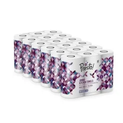 Presto! Märke - Giant pappershanddukar - Paket med 18 (18 x 80 treskiktsark) - 5400606000384