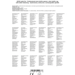 Korkskruvar-Professionell Korkskruv, Vinöppnare, Flasköppnare - WEINFLASCHENENTKORKER - vinflaska öppnare