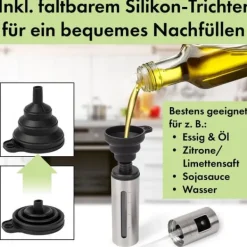 Olje- & Vinägerbehållare-Profi Cook PC-EOS 1270 Edelstahl Vinäger- och oljeblandare Rostfritt stål 1 st