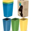 Källsorteringskärl-Prosperplast Avfallsbehållare 12 L COMPACTA Q SORT SET FÄRG