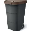 Soptunnor & Papperskorgar-Prosperplast soptunna brun (CEN-80996)