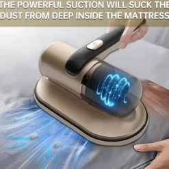 Påslös Handhållen Dammsugare med UV och HEPA-filter, Perfekt för Allergiker