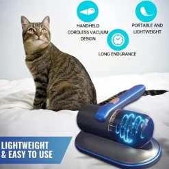 Påslös Handhållen Dammsugare med UV och HEPA-filter, Perfekt för Allergiker