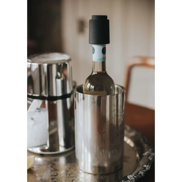 Dorre Flaskstopp & Flaskförslutare-Pump It Vinförslutare Silver -