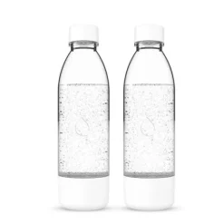 Kolsyremaskin-PushAir 2 flaskor till Dafi 0,7 l kolsyrare vit