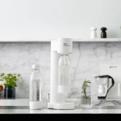 Kolsyremaskin-PushAir 2 flaskor till Dafi 0,7 l kolsyrare vit