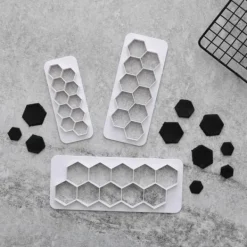 Kakformar-Pussel + Hexagon Utstickare | 6-pack