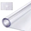 PVC bordsskydd 54x54 tum, klart plast skrivbordsskydd, 1,5 mm tjockt, hållbart och vattentåligt