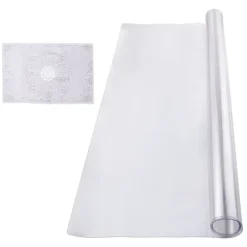 PVC bordsskydd 54x54 tum, klart plast skrivbordsskydd, 1,5 mm tjockt, hållbart och vattentåligt