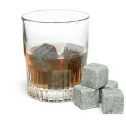 QQ16456-Natural Stapstone Återanvändbar whiskykylare whiskystenar whiskyisbitar Colagne Champag vinöl