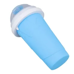 Slushmaskiner-Quick Smoothies Cup Snabbfryst Smoothies Cup Hemlagad Milk Shake Glassmaskin för Family Blue