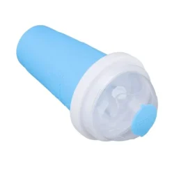 Slushmaskiner-Quick Smoothies Cup Snabbfryst Smoothies Cup Hemlagad Milk Shake Glassmaskin för Family Blue