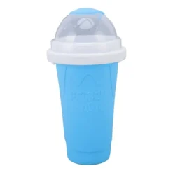 Slushmaskiner-Quick Smoothies Cup Snabbfryst Smoothies Cup Hemlagad Milk Shake Glassmaskin för Family Blue