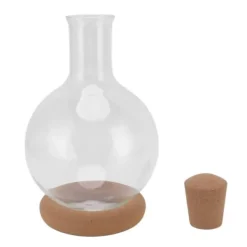 Rödvinskaraffel Quick Sober Hög Borosilikatglas Transparent glasvindispenser med bas för bar Hushållspresenter 1000ml