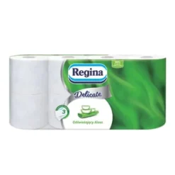 Regina Delicate Aloe Vera Toalettpapper 8 Rullar