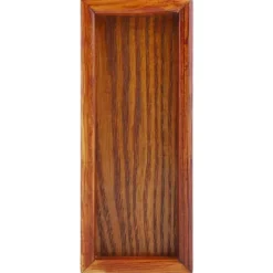 Serveringsfat & Skålar-Rektangulärt Trä Tefat Serveringsbord Tallrik Snacks Matförvaringsskål för Hotellhem (20*8cm)