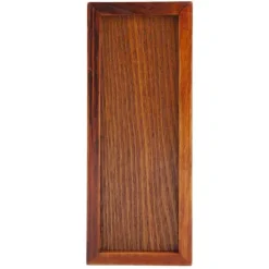 Serveringsfat & Skålar-Rektangulärt Trä Tefat Serveringsbord Tallrik Snacks Matförvaringsskål för Hotellhem (20*8cm)