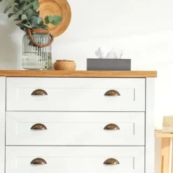 Relaxdays Smyckeslåda i rostfritt stål, våtservettshållare, påfyllningsbar, väggmontering, distributör, silverfärgad