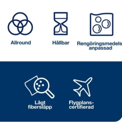 Rengöringsutrustning-Rengöringsduk TORK W4 Slitstark 90/fp