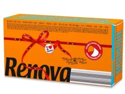 Renova avtagbara orange hygienservetter 80 st