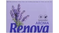 Renova Lavendel Handservetter i Miniask 3-lagers 46 stycken