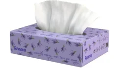 Renova Lavendel Handservetter i Miniask 3-lagers 46 stycken