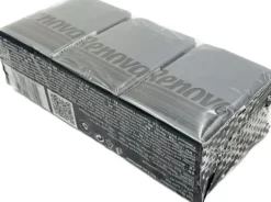 Renova Premium svarta hygienvåtservetter i 4-lagersförpackningar med 6x7 stycken