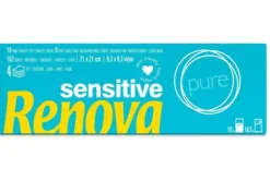 Renova Sensitive Pure 4-lagers hygienservetter i förpackningar 162 st