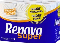 Toalettpapper-Renova Super 12R Toalettpapper