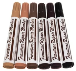 Rengöringsmedel-Reparationskit med 6 Pennor För Repiga Möbler & Golv