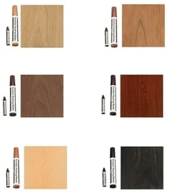 Rengöringsmedel-Reparationskit med 6 Pennor För Repiga Möbler & Golv