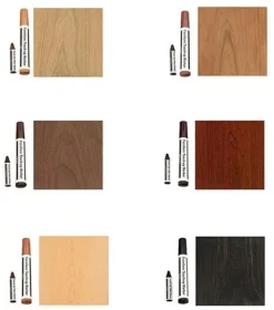 Reparationskit med 6 Pennor För Repiga Möbler & Golv