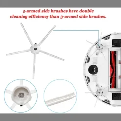 Dammsugartillbehör-Reservdelar för Xiaomi Roborock S5 S6 Max 10 delar