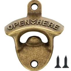 Drinkshakers & Drinkverktyg-Retro Väggmonterad Kapsylöppnare för Vägg Brons