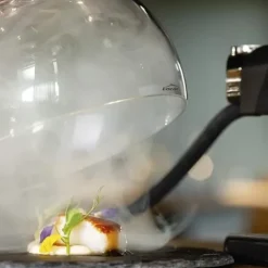 Matrökare-Rökmatklocka - LACOR - Svart - 21x21x15 cm - 500g - Träflis