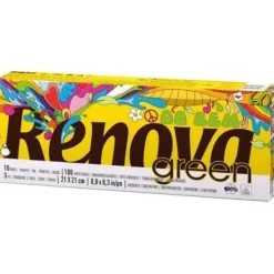 Pappersnäsdukar-Rénovagreen näsdukar 10x10 fodral