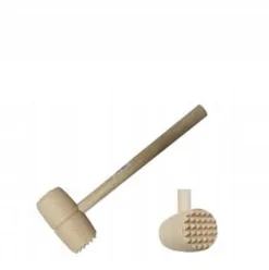 Roan rund kötthammare i trä