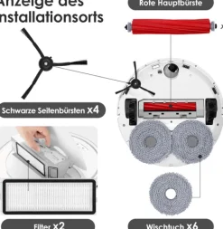 Roborock Qrevo S/Qrevo Pro/Qrevo MaxV Robotdammsugartillbehör