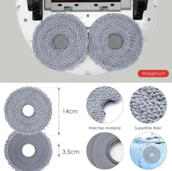 Roborock Qrevo S/Qrevo Pro/Qrevo MaxV Robotdammsugartillbehör