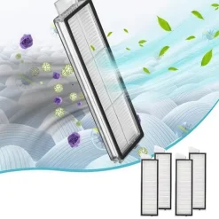 Robotdammsugare-Roborock Tillbehörskit / Reservdelar S8 MaxV Ultra – Robotdammsugare – 25-Delar