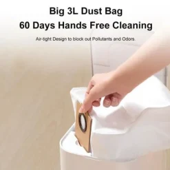 Robotdammsugare-Robot Dammsugare Mopping - LIECTROUX - M70 PRO - 5000Pa - Automatisk Tömning Station - Laser