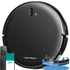 Robotdammsugare-Robotdammsugare - LIECTROUX - L200 - Vatten- och dammsugning - Autonomi 120 min - Anslut IoT