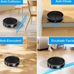 Robotdammsugare-Robotdammsugare - LIECTROUX - L200 - Vatten- och dammsugning - Autonomi 120 min - Anslut IoT