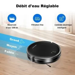 Robotdammsugare-Robotdammsugare - LIECTROUX - L200 - Vatten- och dammsugning - Autonomi 120 min - Anslut IoT