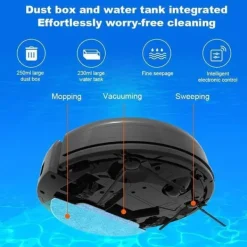 Robotdammsugare-Robotdammsugare - LIECTROUX - L200 - Vatten- och dammsugning - Autonomi 120 min - Anslut IoT