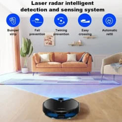 Robotdammsugare-Robotdammsugare - LIECTROUX - M70 PRO - 5000Pa - 3-i-1 - Automatisk Tömning Station