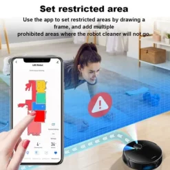 Robotdammsugare-Robotdammsugare - LIECTROUX - M70 PRO - 5000Pa - 3-i-1 - Automatisk Tömning Station