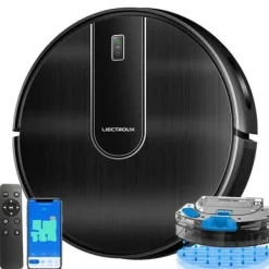 Robotdammsugare-Robotdammsugare - Liectroux - N7S-U - Gyroskopnavigation - Batteri 4400mAh - Fuktig/Torr rengöring